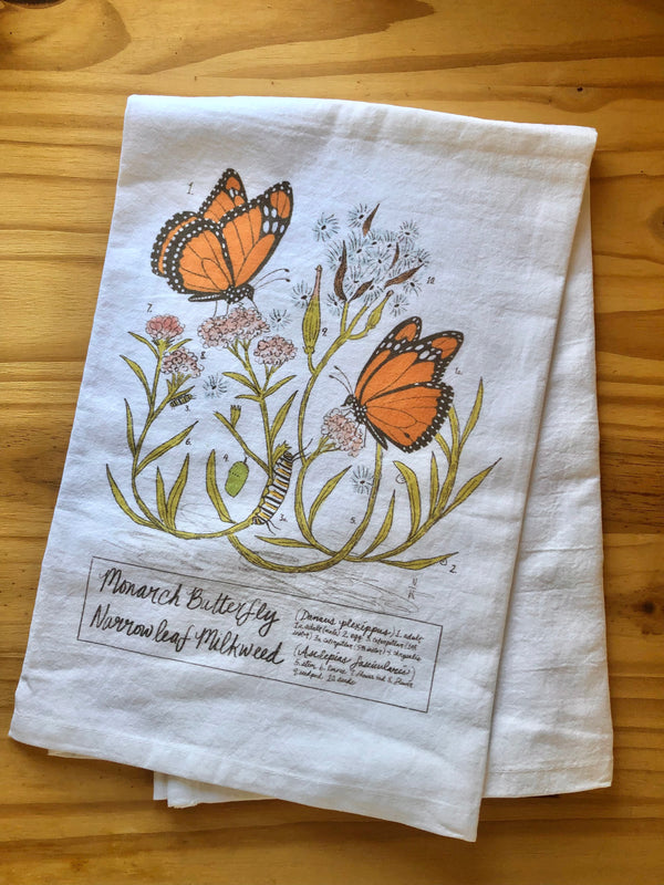 Monarch Butterfly Tea Towels