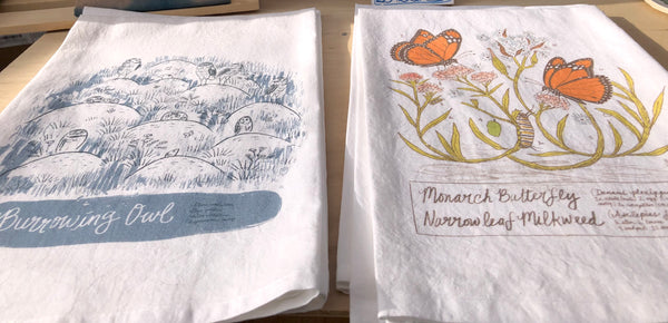 Monarch Butterfly Tea Towels