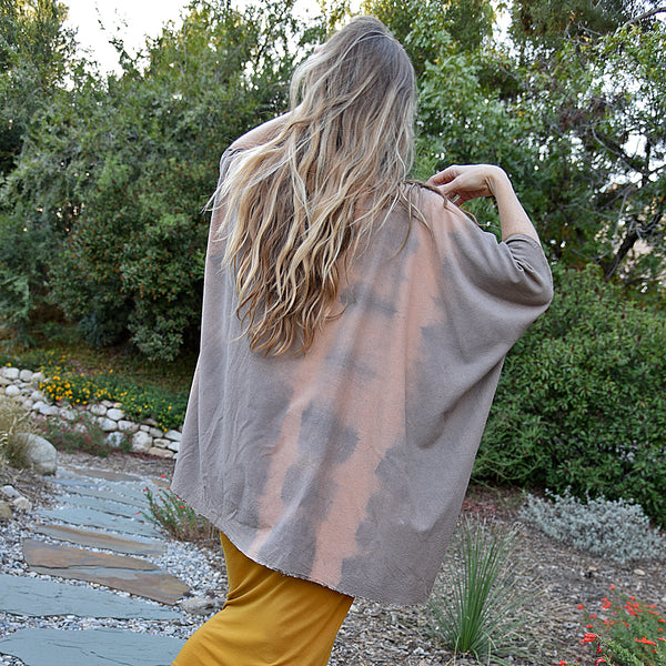 California Holly-dyed Peace Silk Top